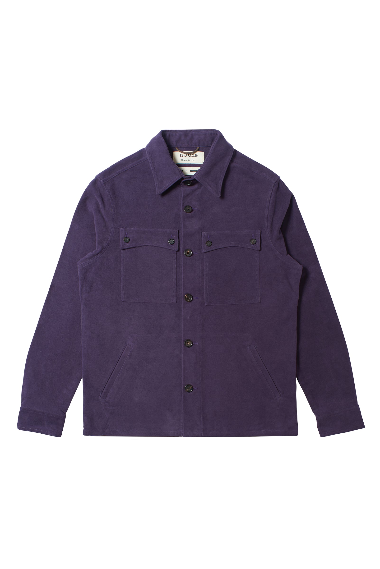 "Respite" Overshirt - Grape - NOONE