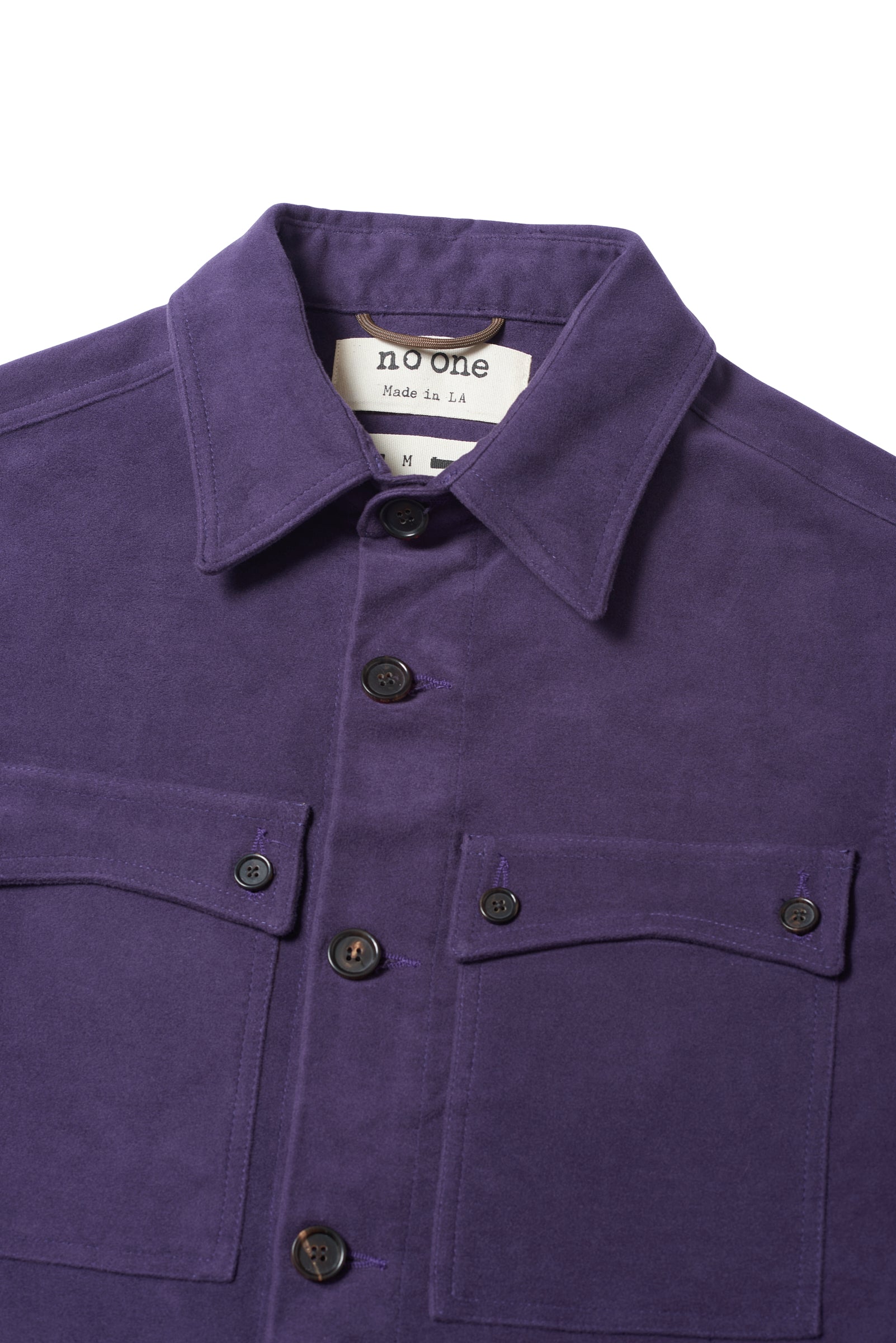 "Respite" Overshirt - Grape - NOONE
