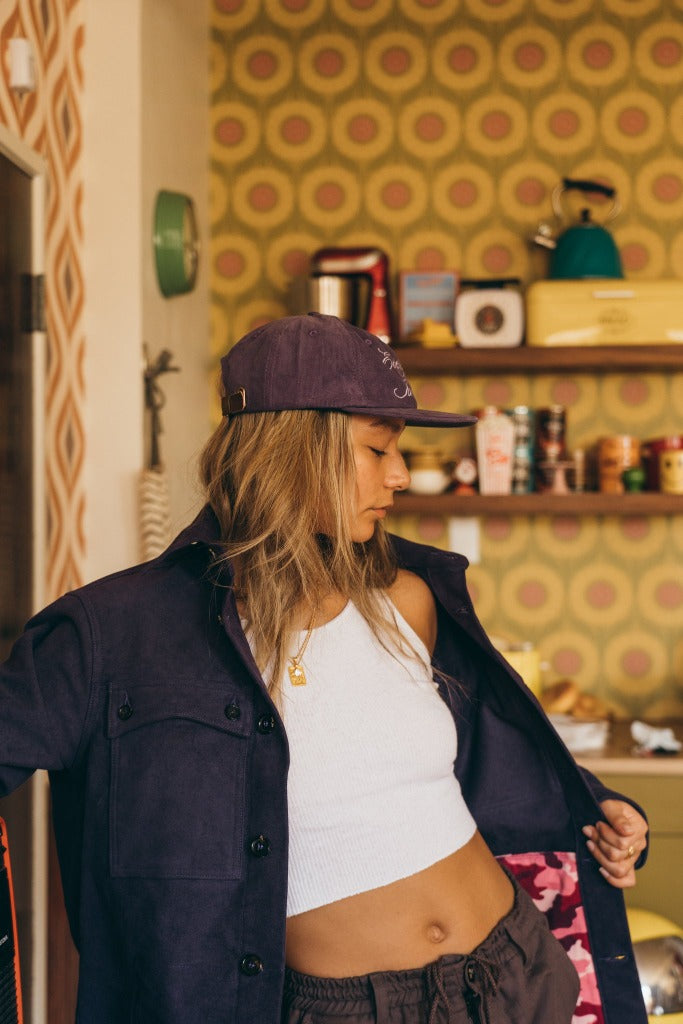 "Respite" Overshirt - Grape - NOONE